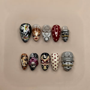 Avant-Garde Runway Inspired Nails