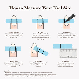 The best way to measure your nails