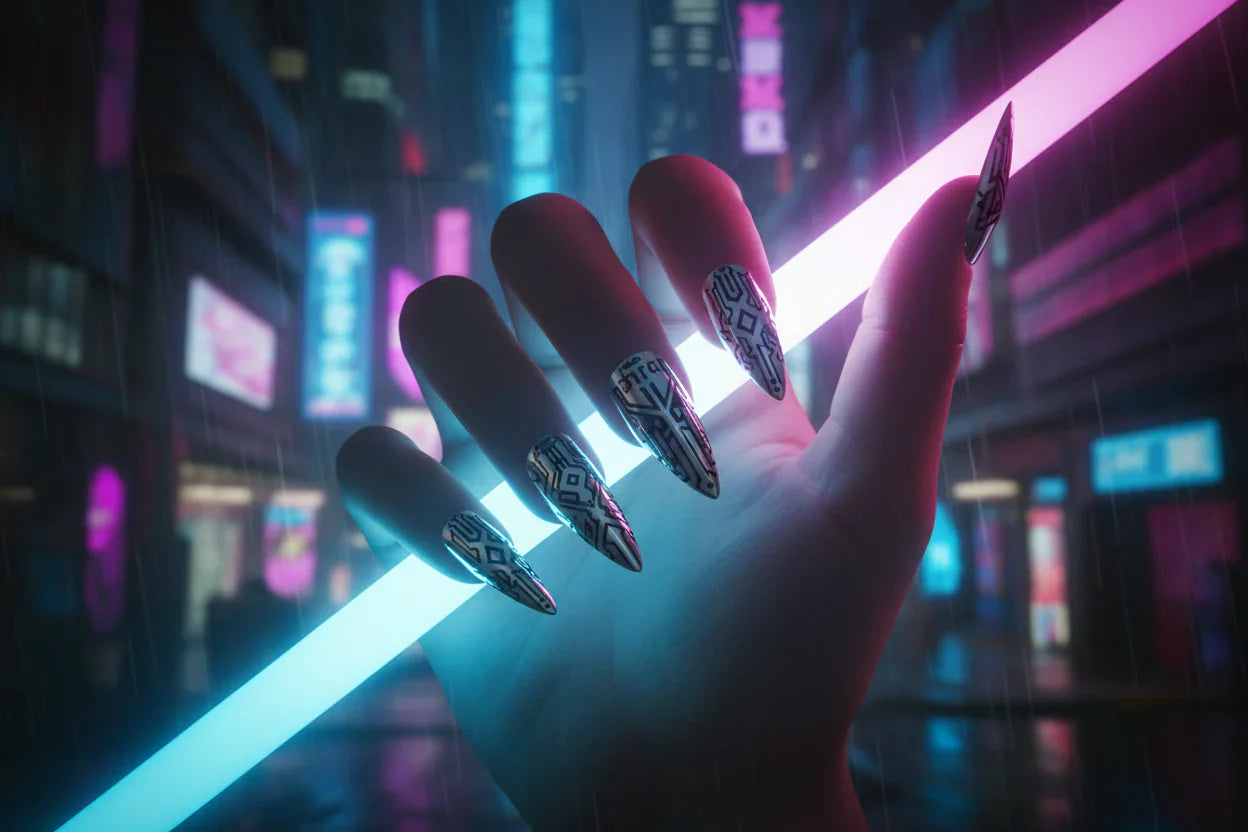 How to Wear the Viral "AI Aesthetic" on Your Nails