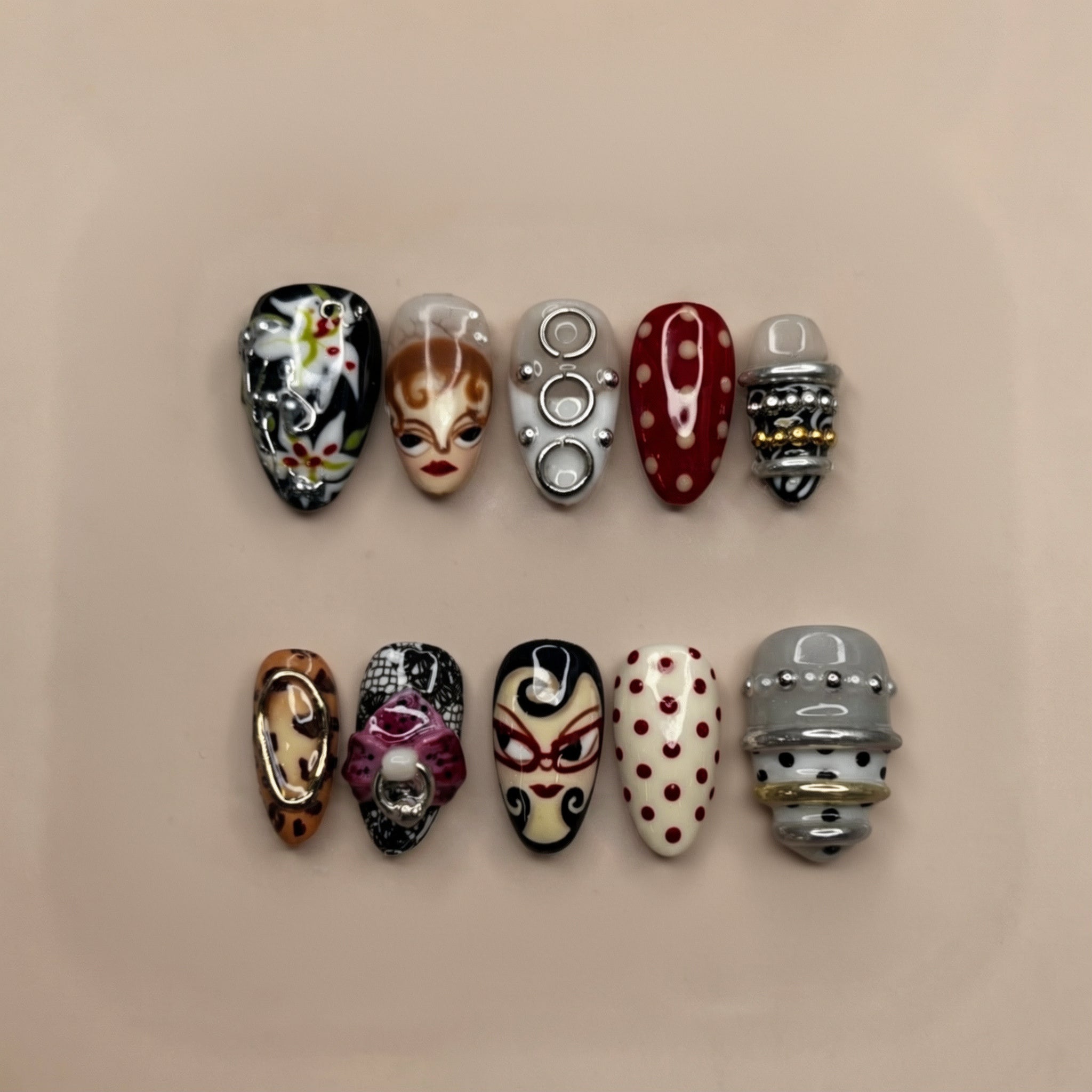 Avant-Garde Runway Inspired Nails