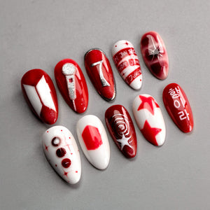 BTS Comback Nails Inspired 2