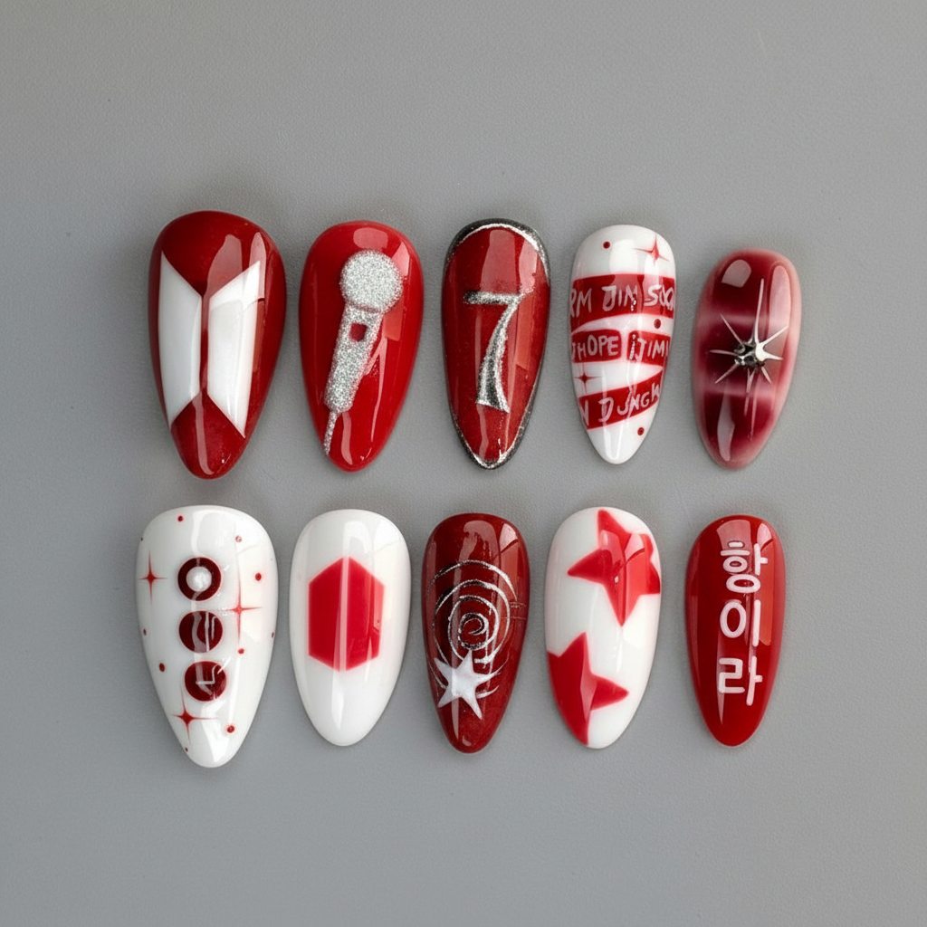 BTS Nails Inspired